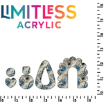 Beachy Geode Pattern Acrylic Sheets - CMB Pattern Acrylic