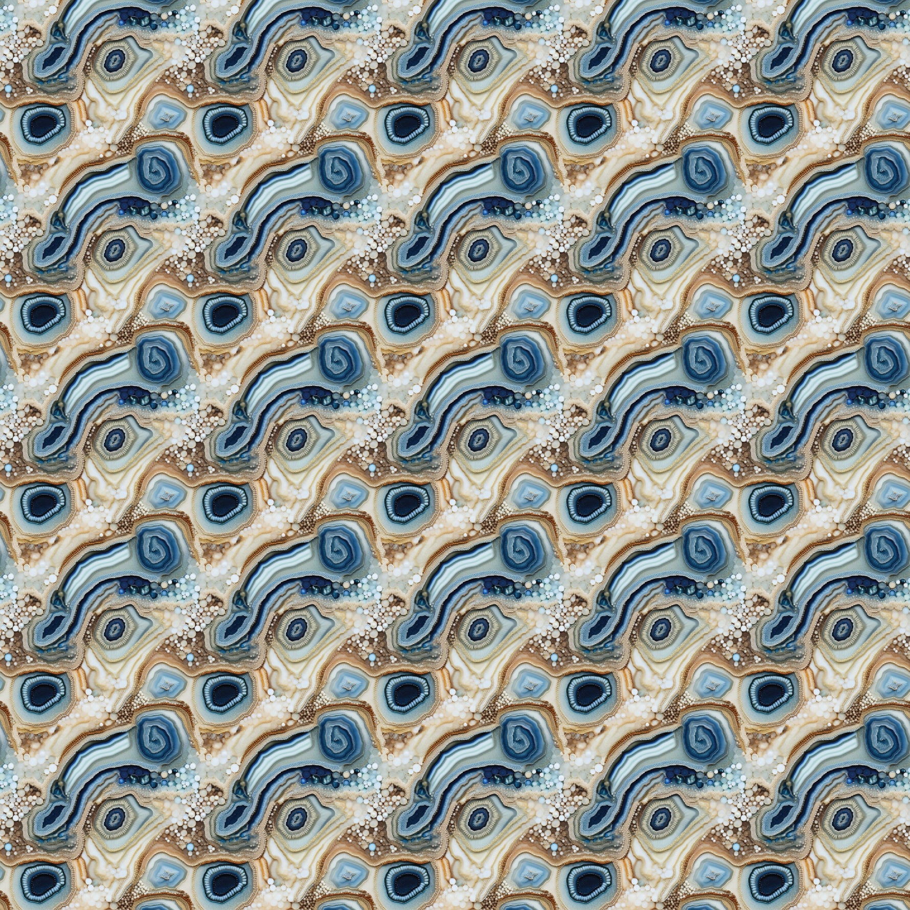 Beachy Geode Pattern Acrylic Sheets - CMB Pattern Acrylic