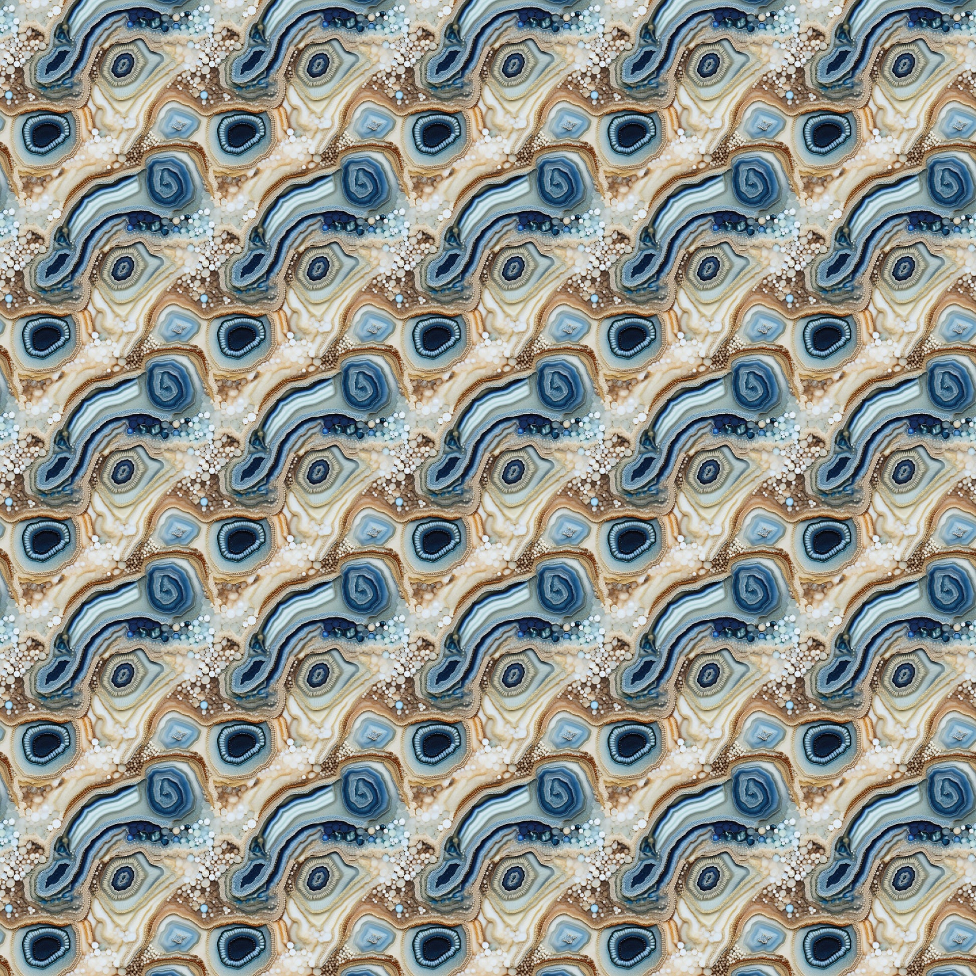 Beachy Geode Pattern Acrylic Sheets - CMB Pattern Acrylic