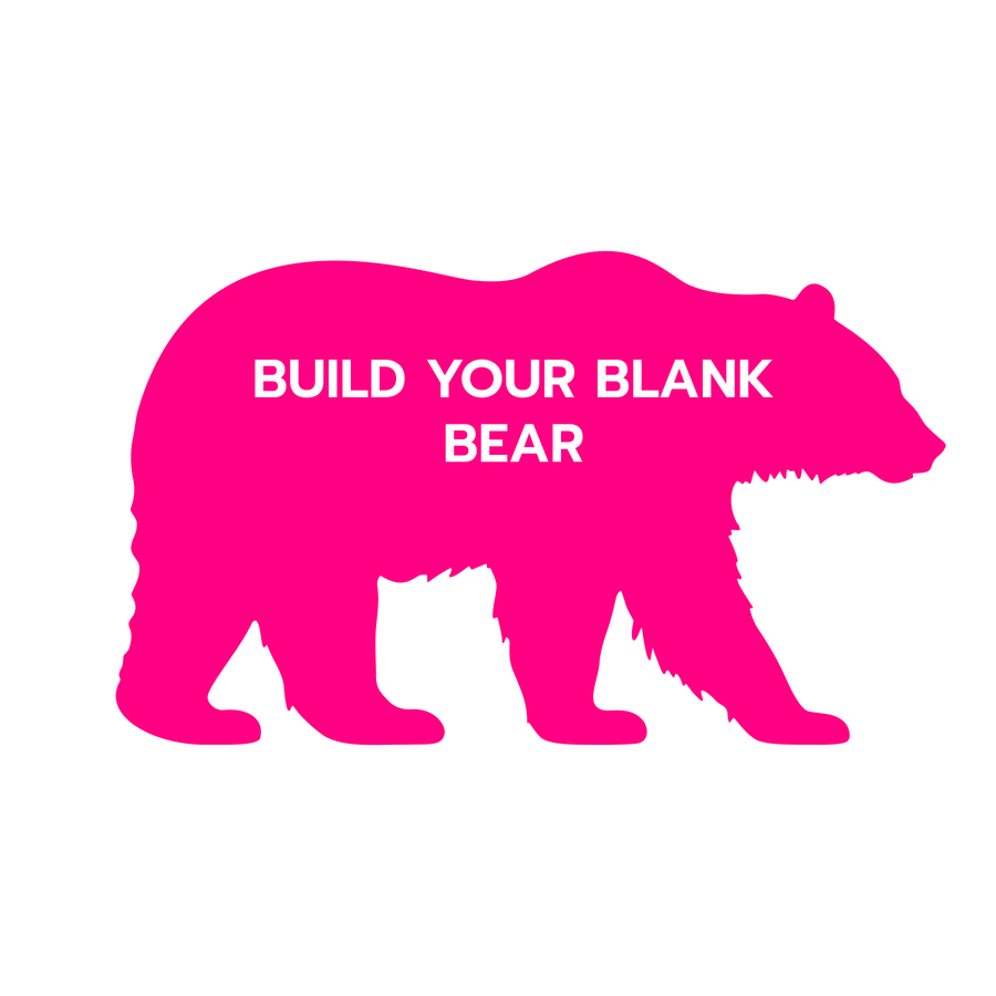 Bear Acrylic Blanks - Blank Builder Shapes