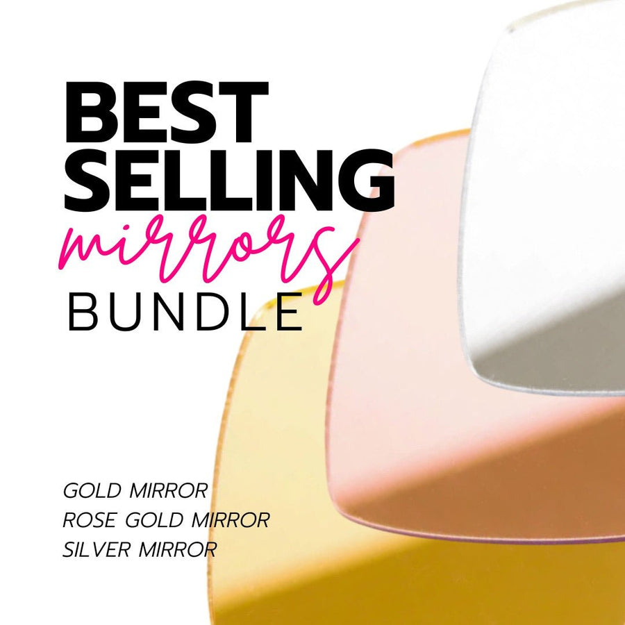 Best Selling Mirror Bundle- Rose Gold Mirror, Gold Mirror, Silver Mirror -