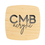 Birch Wood Engraves Black Laser Indoor Two Tone Acrylic | Two Tone Acrylic Sheet | CMB Acrylic