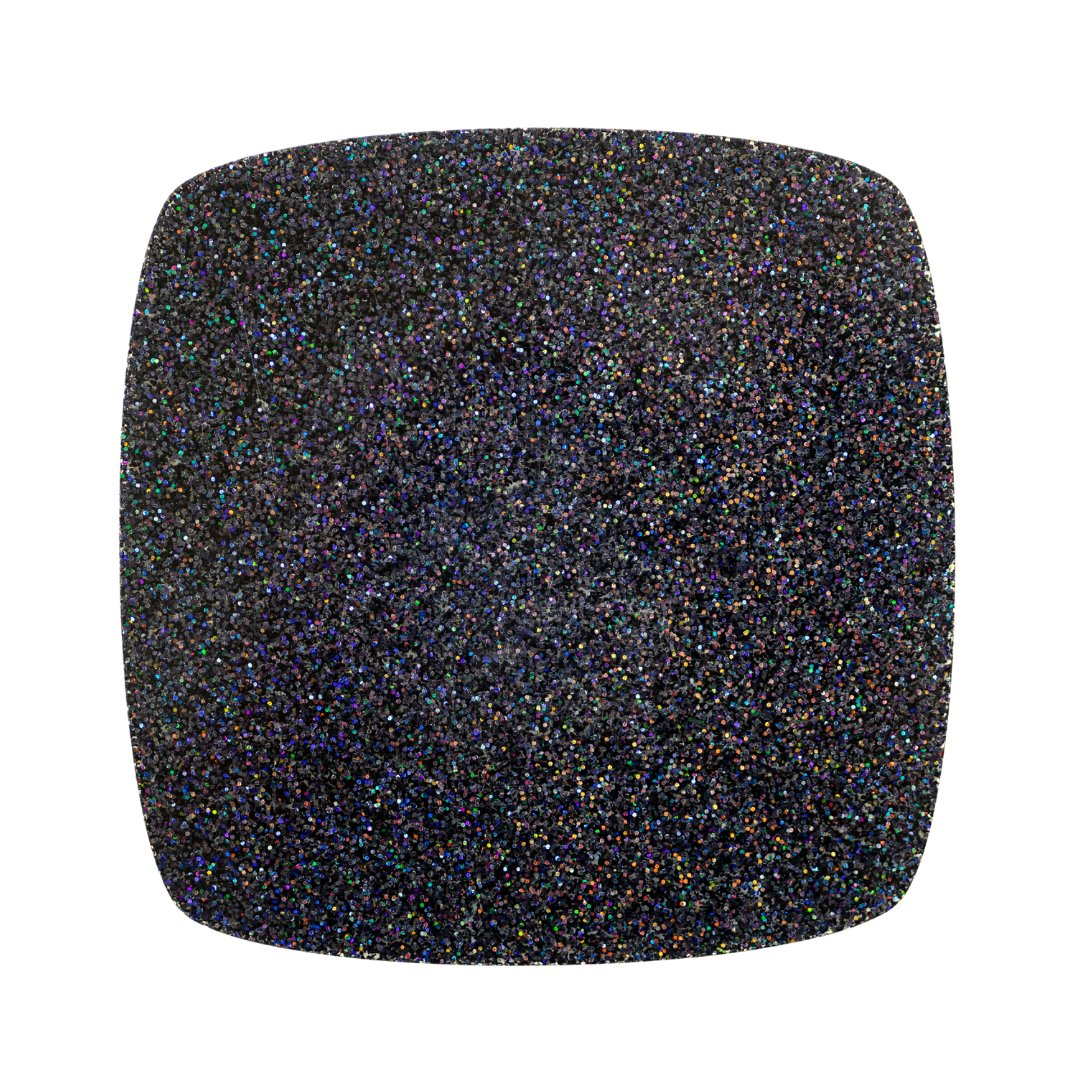 Black Holographic Glitter Cast Acrylic | Glitter Acrylic Sheet | CMB Acrylic