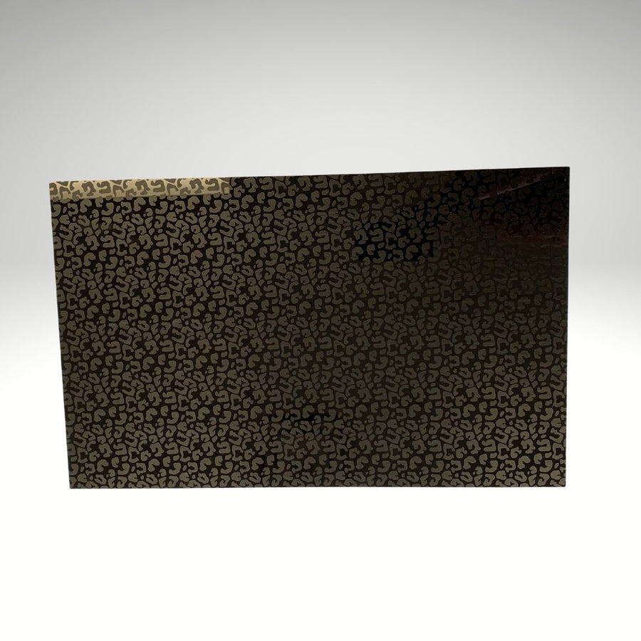 Black Leopard Pattern Sheet - CMB Pattern Acrylic