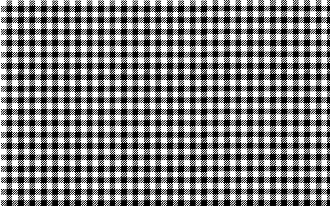 Black & White Buffalo Plaid Pattern Sheet - CMB Pattern Acrylic