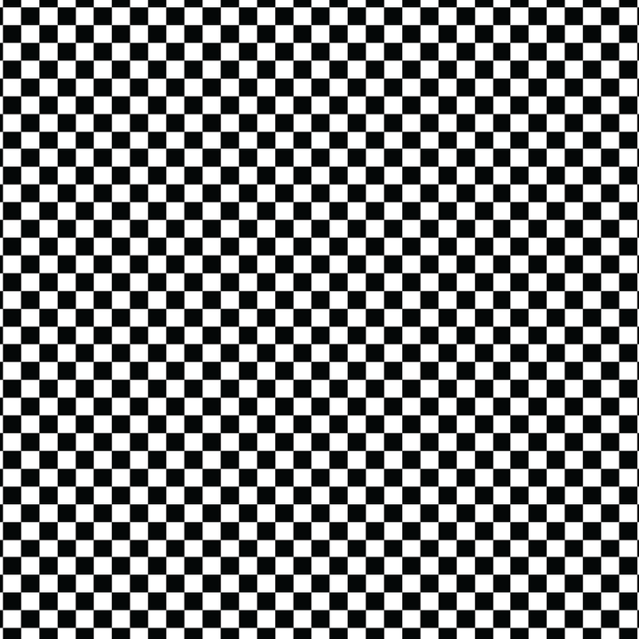 Black & White Checkered Pattern Acrylic Sheet - CMB Pattern Acrylic