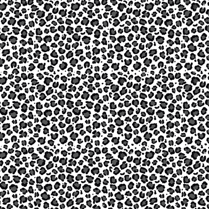 Black & White Neutral Leopard Pattern Acrylic Sheet - CMB Pattern Acrylic