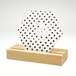 Black & White Polka Dots Pattern Sheet - CMB Pattern Acrylic
