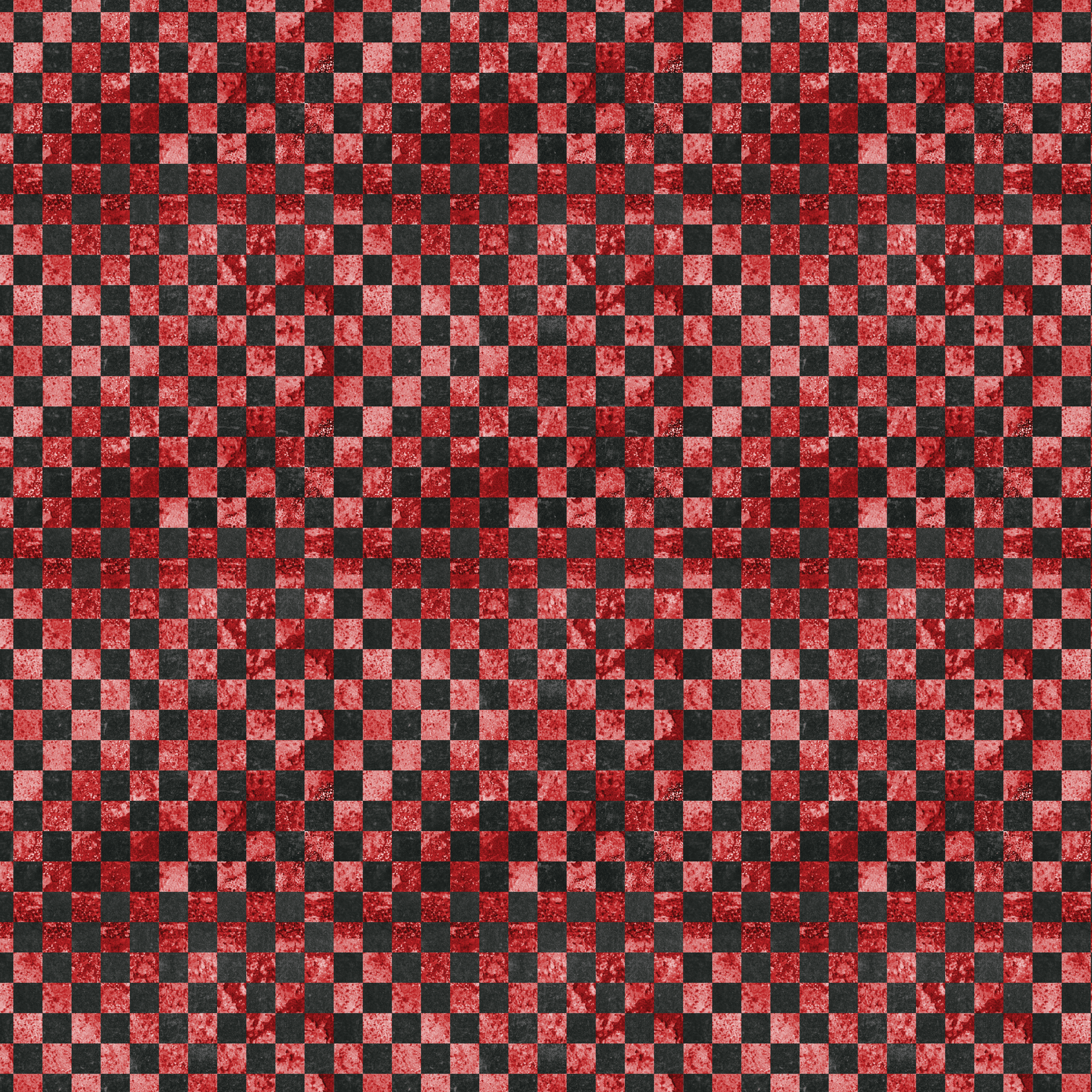 Bloody Grunge Checkered Pattern Acrylic Sheets - CMB Pattern Acrylic