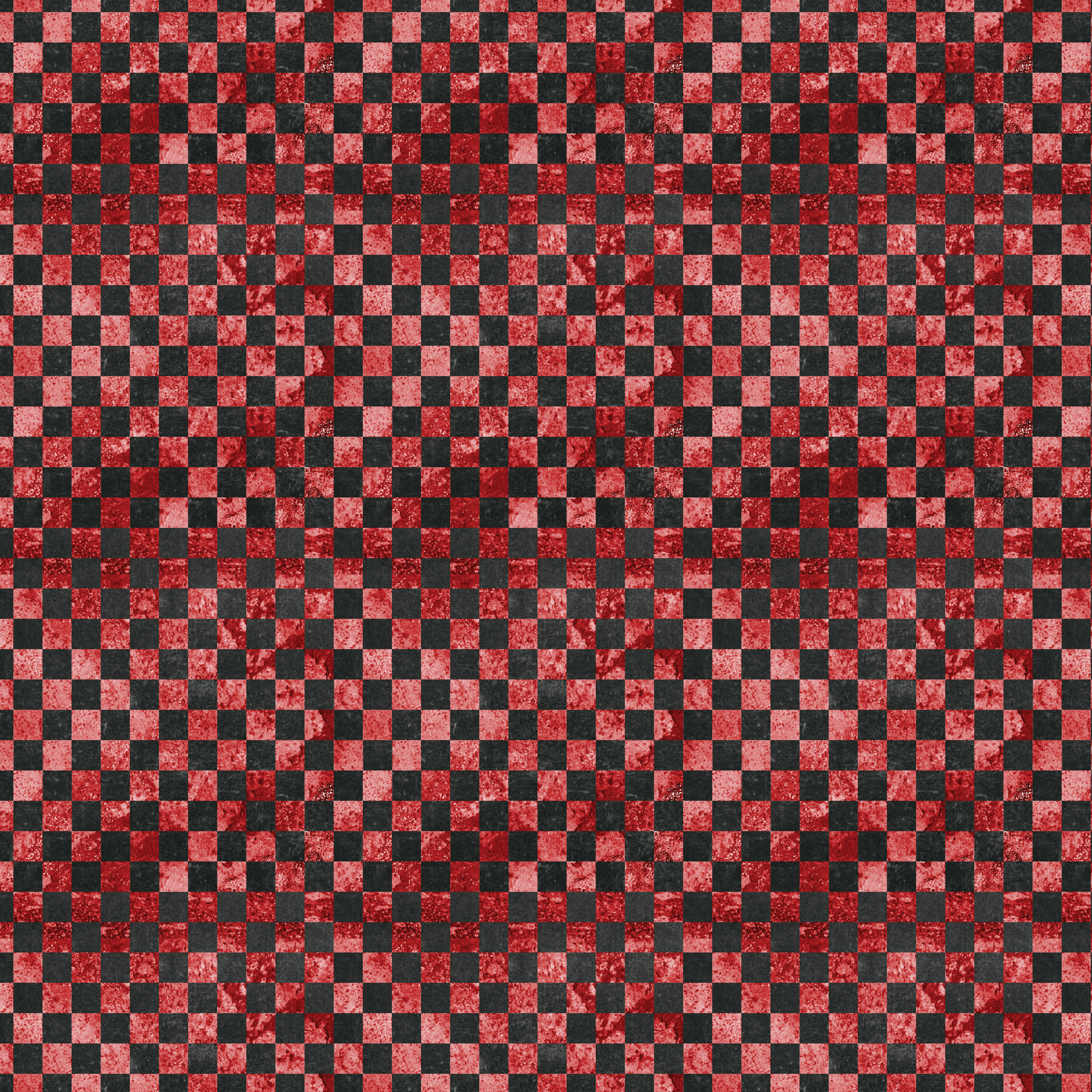 Bloody Grunge Checkered Pattern Acrylic Sheets - CMB Pattern Acrylic