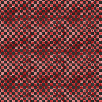 Bloody Grunge Checkered Pattern Acrylic Sheets - CMB Pattern Acrylic