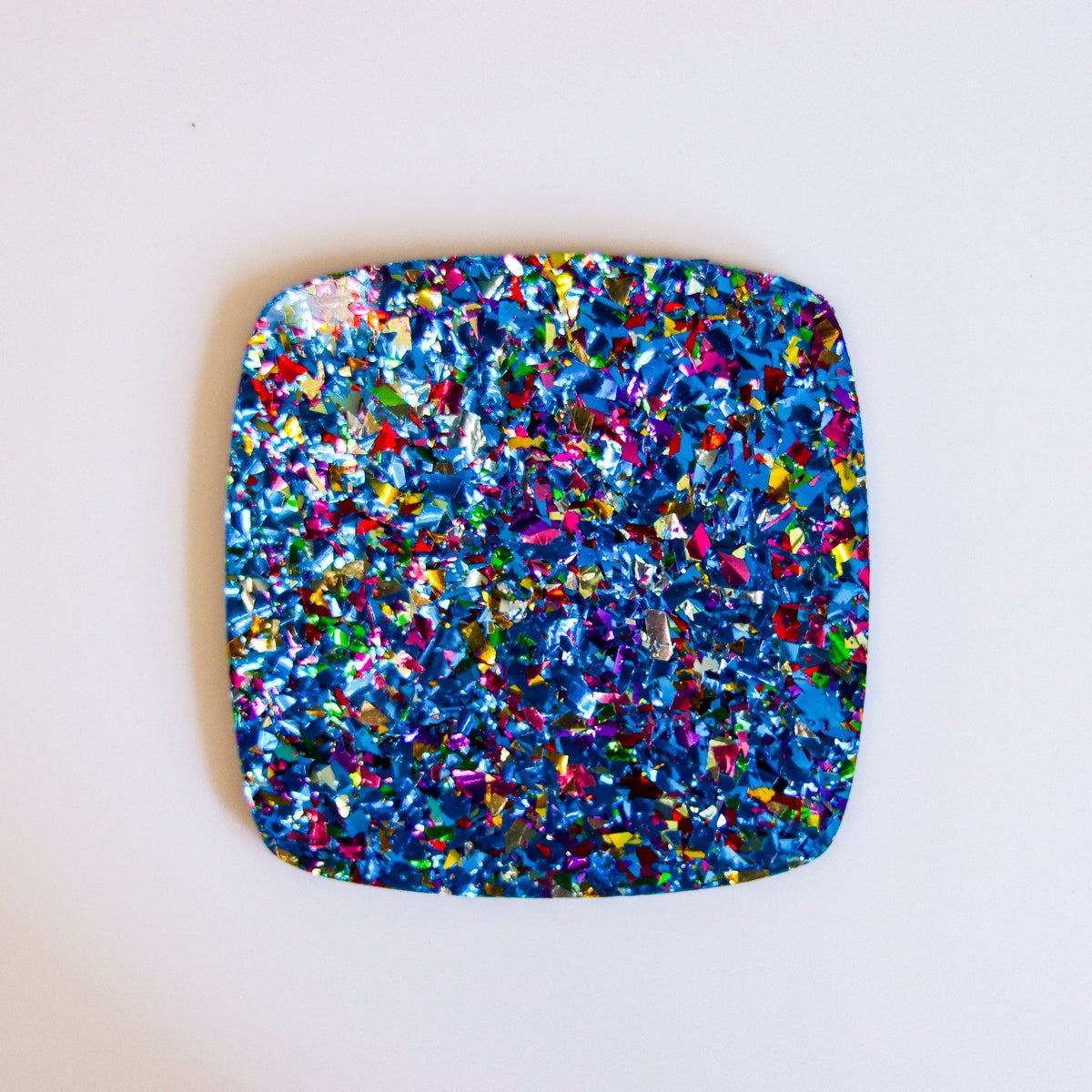 Blue Chunky Flake Glitter Cast Acrylic | Glitter Acrylic Sheet | CMB Acrylic