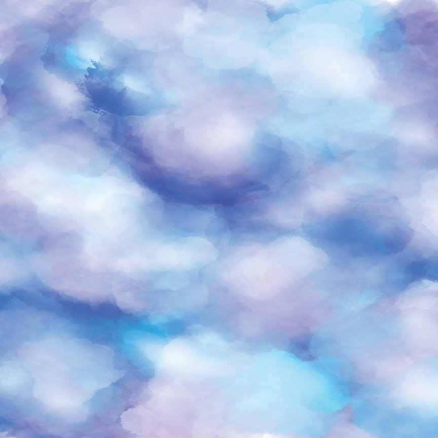 Blue Clouds Pattern Acrylic Sheets - CMB Pattern Acrylic