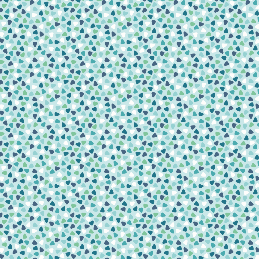 Blue Green Mosaic Pattern Acrylic Sheets - CMB Pattern Acrylic