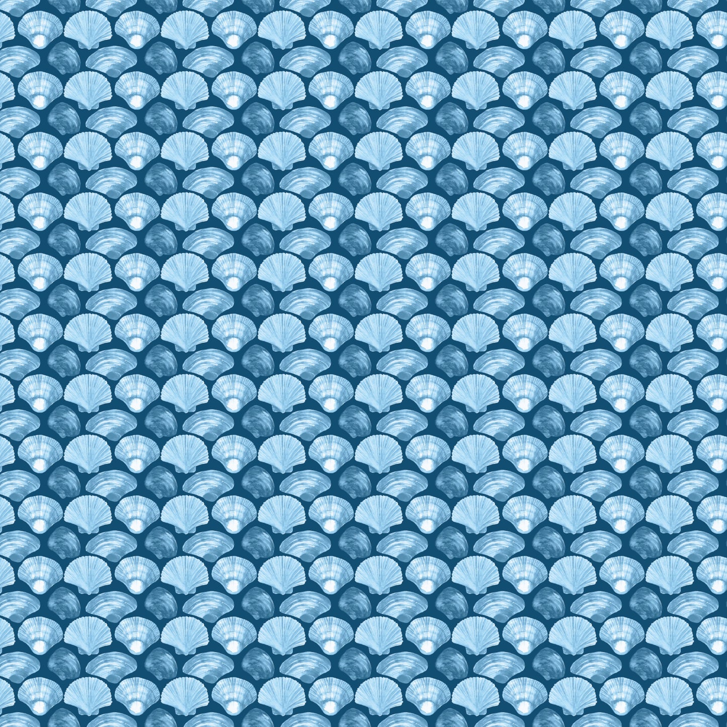 Blue Shells Pattern Acrylic Sheets - CMB Pattern Acrylic