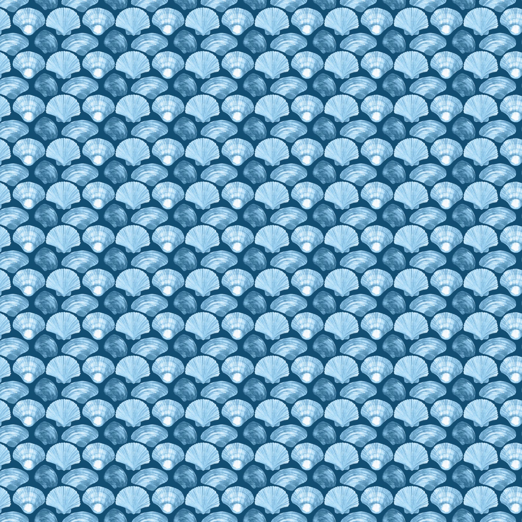 Blue Shells Pattern Acrylic Sheets - CMB Pattern Acrylic