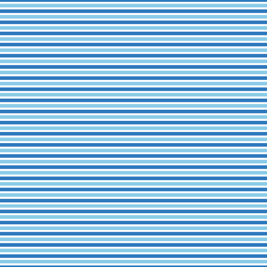 Blue Summer Stripes Pattern Acrylic Sheets - CMB Pattern Acrylic
