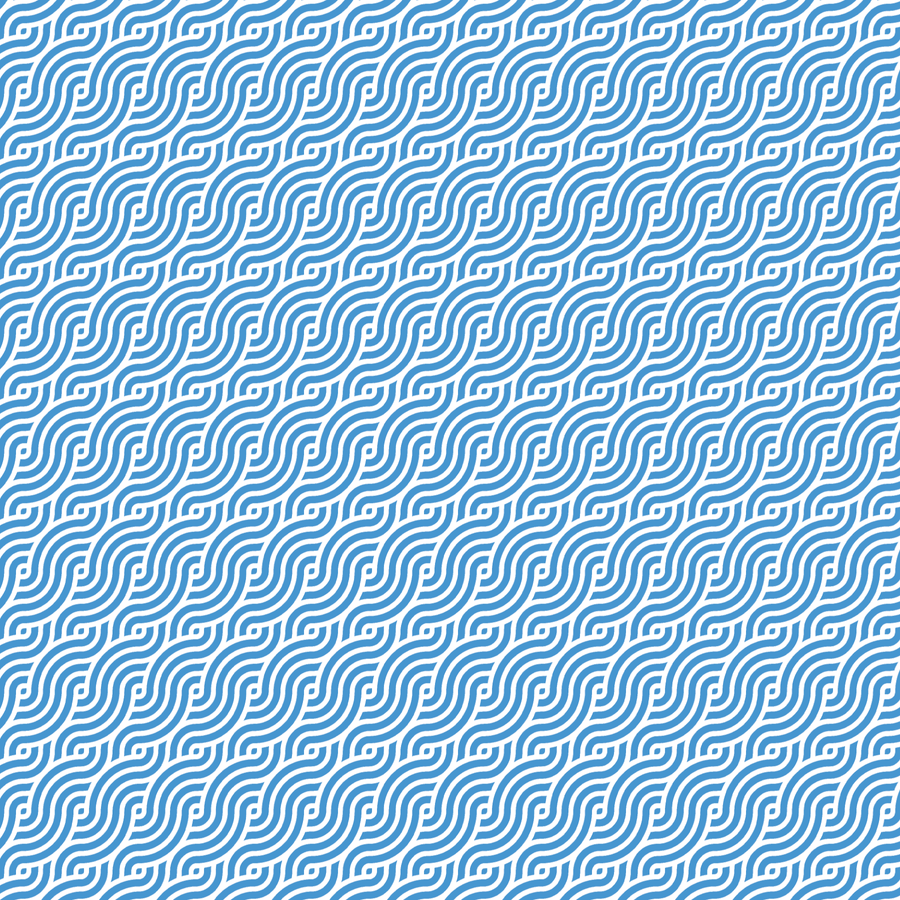 Blue Waves Pattern Acrylic Sheets - CMB Pattern Acrylic