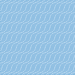 Blue Waves Pattern Acrylic Sheets - CMB Pattern Acrylic