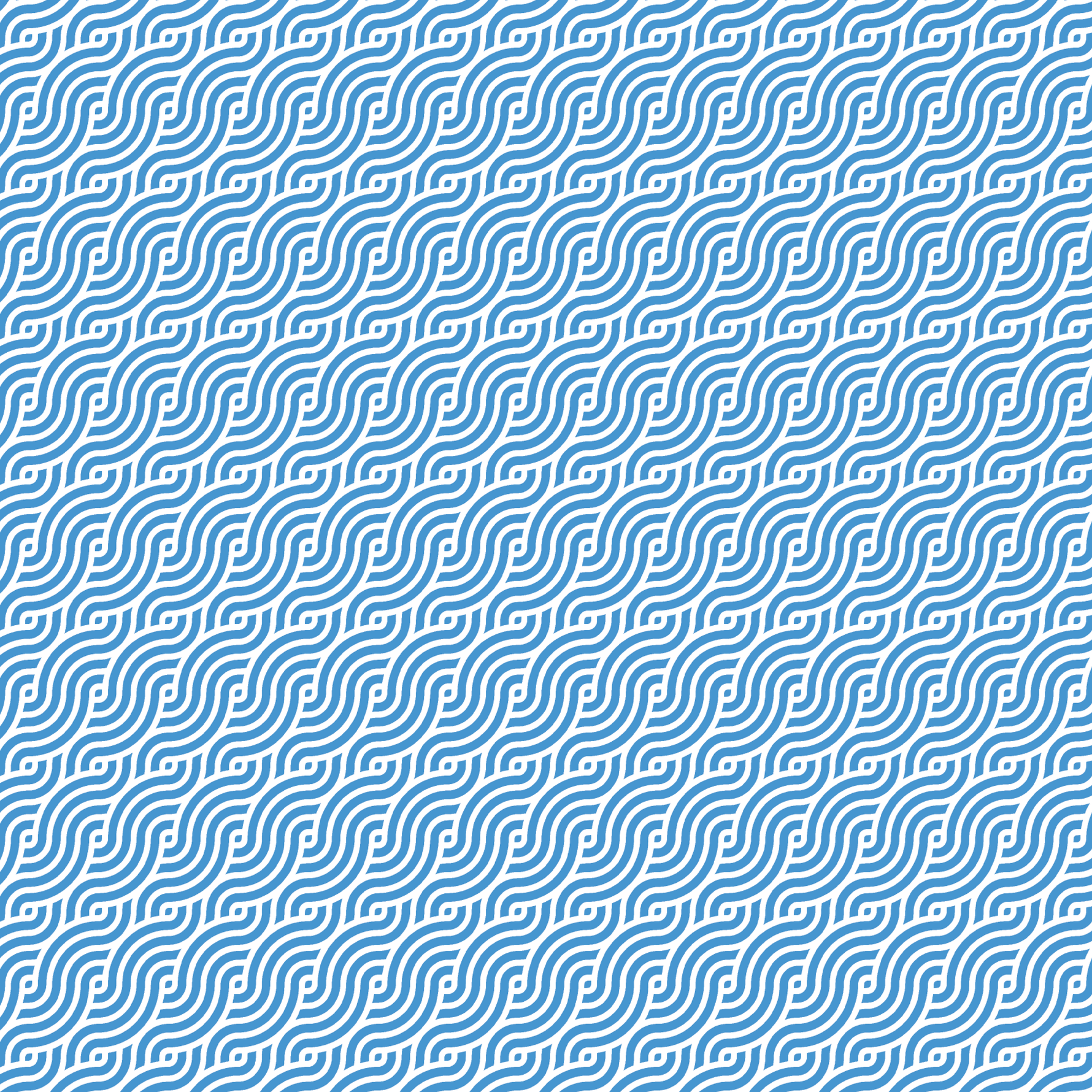 Blue Waves Pattern Acrylic Sheets - CMB Pattern Acrylic