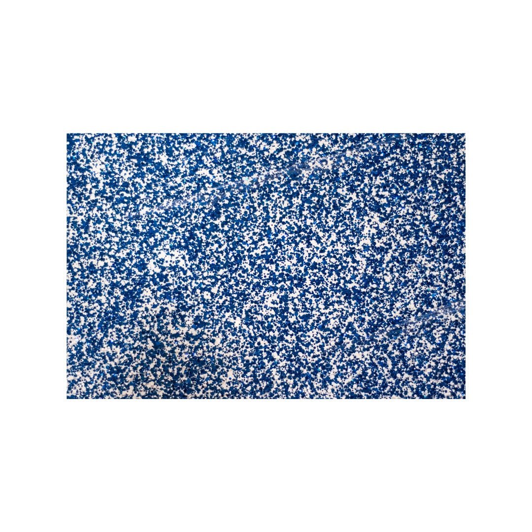 Blue & White Confetti Dots Cast Acrylic Sheets - Acrylic Sheets