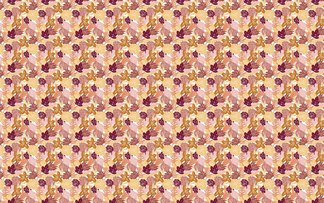 Boho Autumn Floral Pattern Acrylic Sheets - CMB Pattern Acrylic