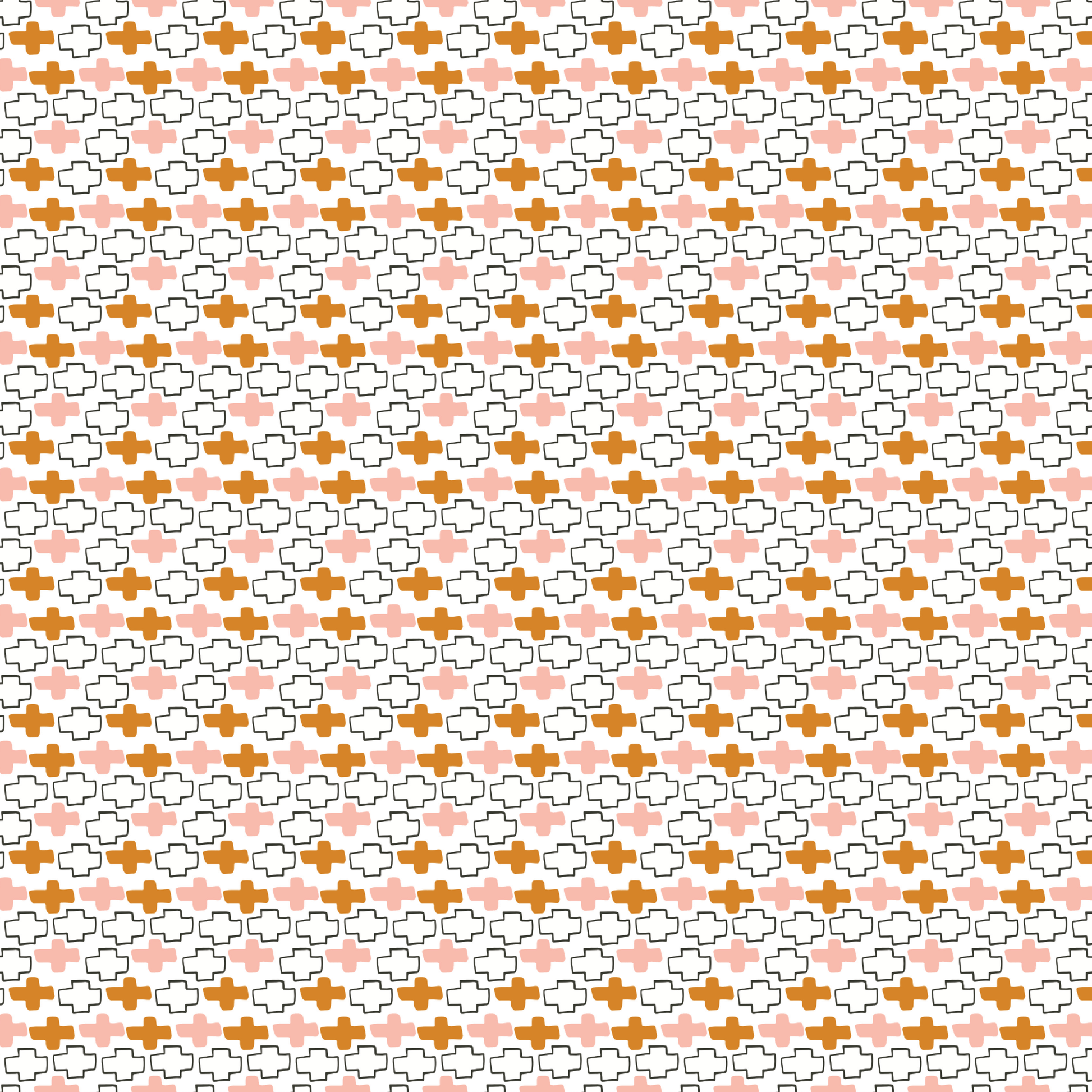 Boho Crosses Pattern Acrylic Sheets - CMB Pattern Acrylic