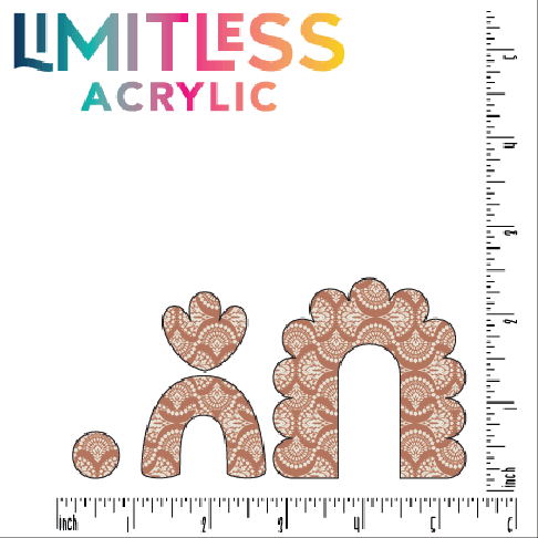 Boho Fabric Pattern Acrylic Sheet - CMB Pattern Acrylic