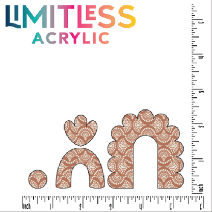 Boho Fabric Pattern Acrylic Sheet - CMB Pattern Acrylic
