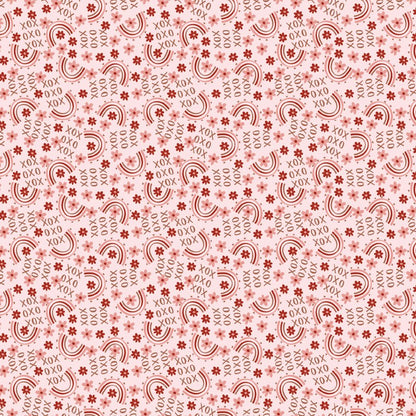 Boho Valentine Rainbow Pattern Acrylic Sheet - CMB Pattern Acrylic