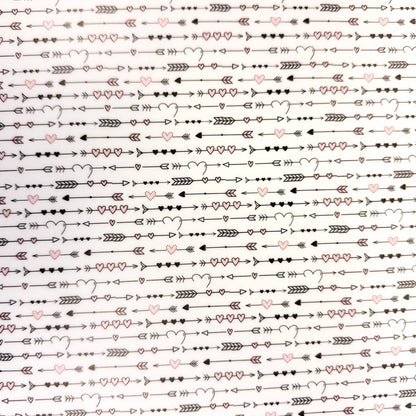 Boho Valentine Stripes Pattern Acrylic Sheet - CMB Pattern Acrylic
