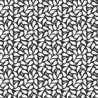 Boo Ghosts Pattern Acrylic Sheet - CMB Pattern Acrylic