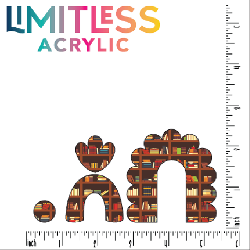 Bookshelf 1 Pattern Acrylic Sheet - CMB Pattern Acrylic Sheets - Local Plastic & Wholesale Acrylic Sheets Supplier