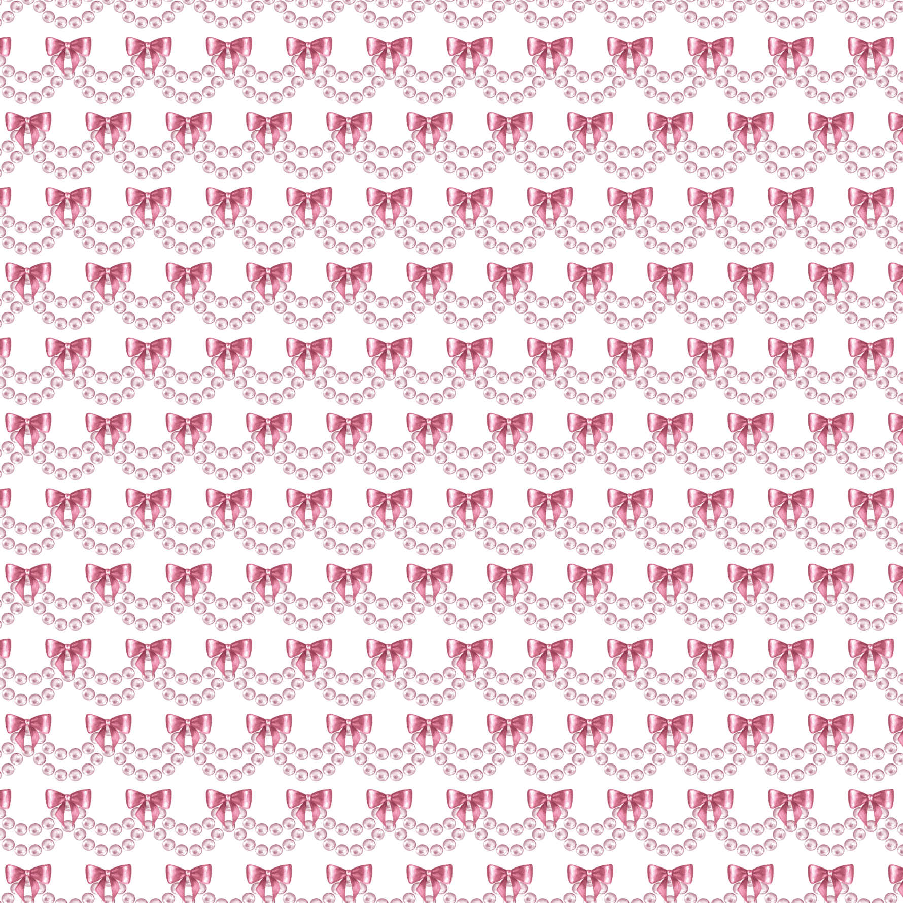 Bows & Pearls Pattern Acrylic Sheets - CMB Pattern Acrylic