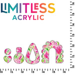 Bright Green & Pink Floral Pattern Acrylic Sheets - CMB Pattern Acrylic
