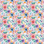 Bright Pastel Summer Floral Pattern Acrylic Sheets - CMB Pattern Acrylic