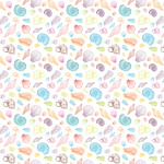 Bright Seashells Pattern Acrylic Sheets - CMB Pattern Acrylic