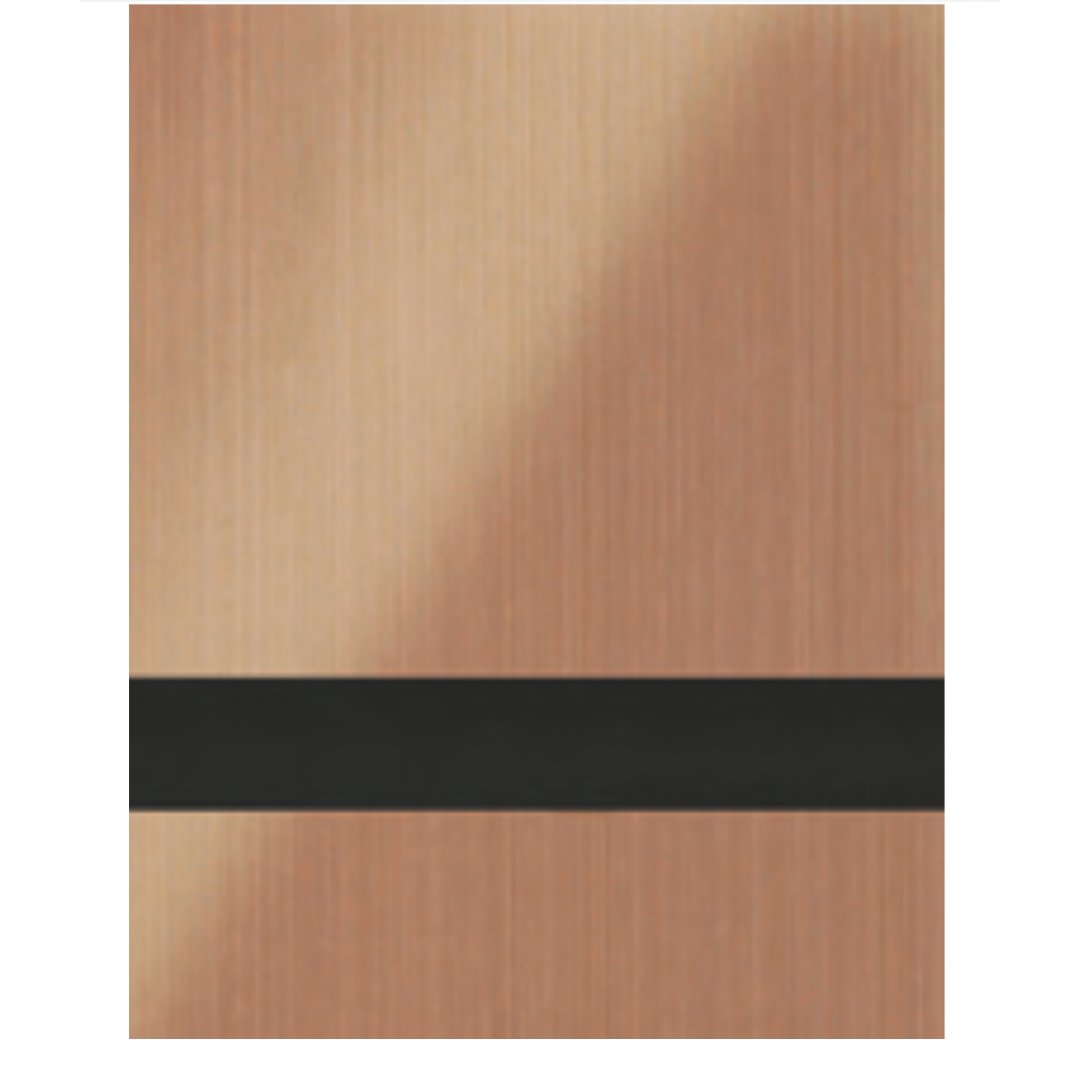 Brushed Copper Engraves Black Laser XT Two Tone Acrylic | Two Tone Acrylic Sheet | CMB Acrylic