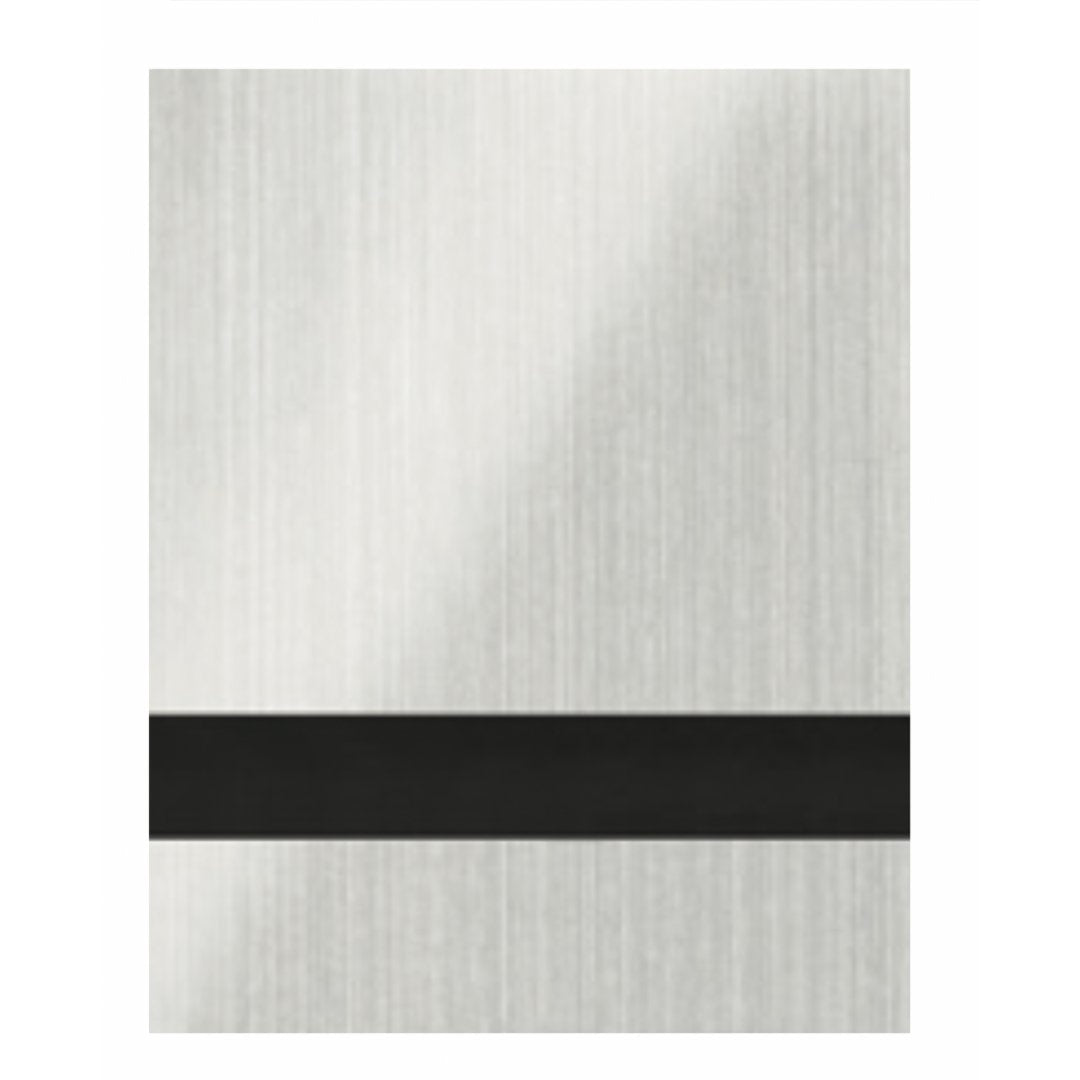 Brushed Silver Engraves Black Laser Indoor Two Tone Acrylic | Two Tone Acrylic Sheet | CMB Acrylic