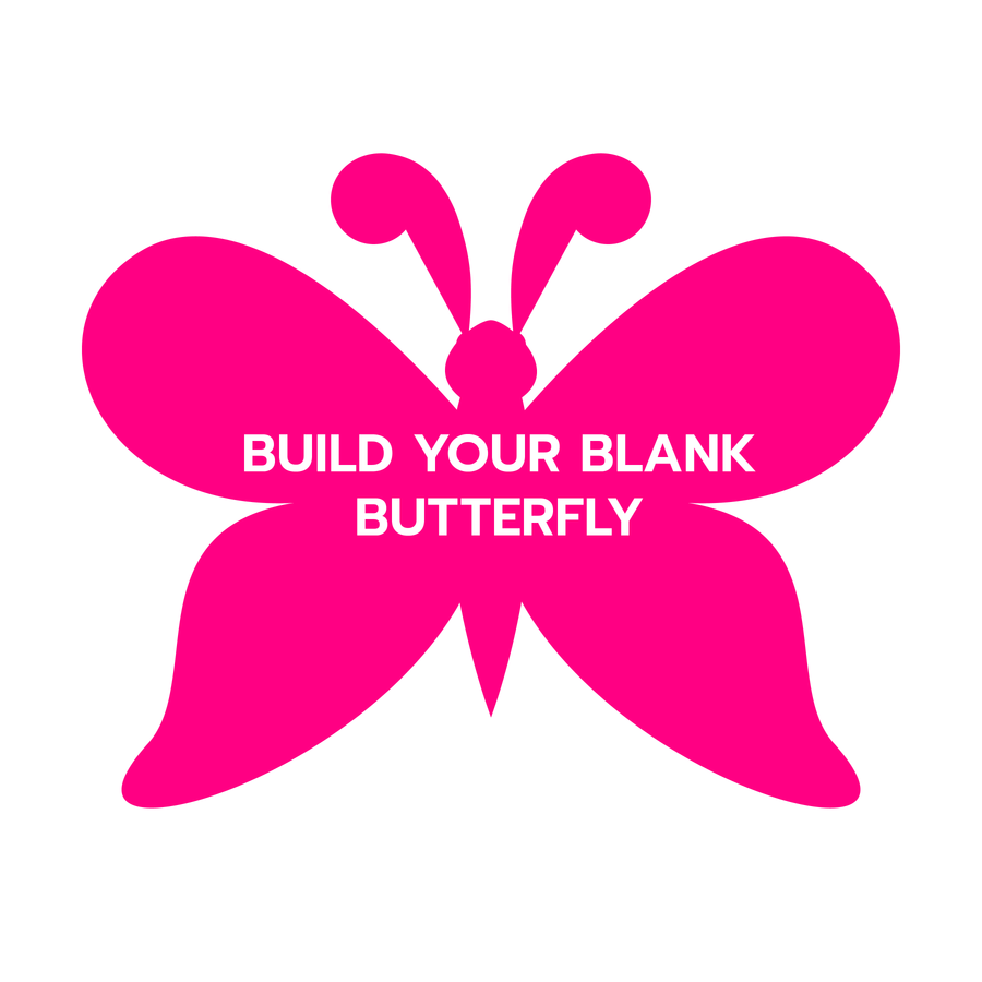 Butterfly Acrylic Blanks - Blank Builder Shapes