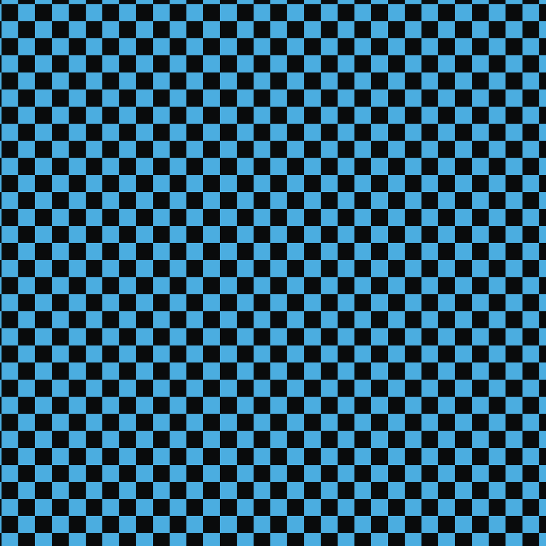 Carolina Blue & Black Checkered Pattern Acrylic Sheets - CMB Pattern Acrylic