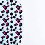 Carolina Blue & Hot Pink Leopard Acrylic Pattern Sheet - CMB Pattern Acrylic