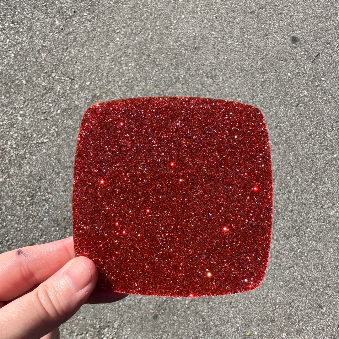 Cherry Pop Glitter Cast Acrylic | Glitter Acrylic Sheet | CMB Acrylic