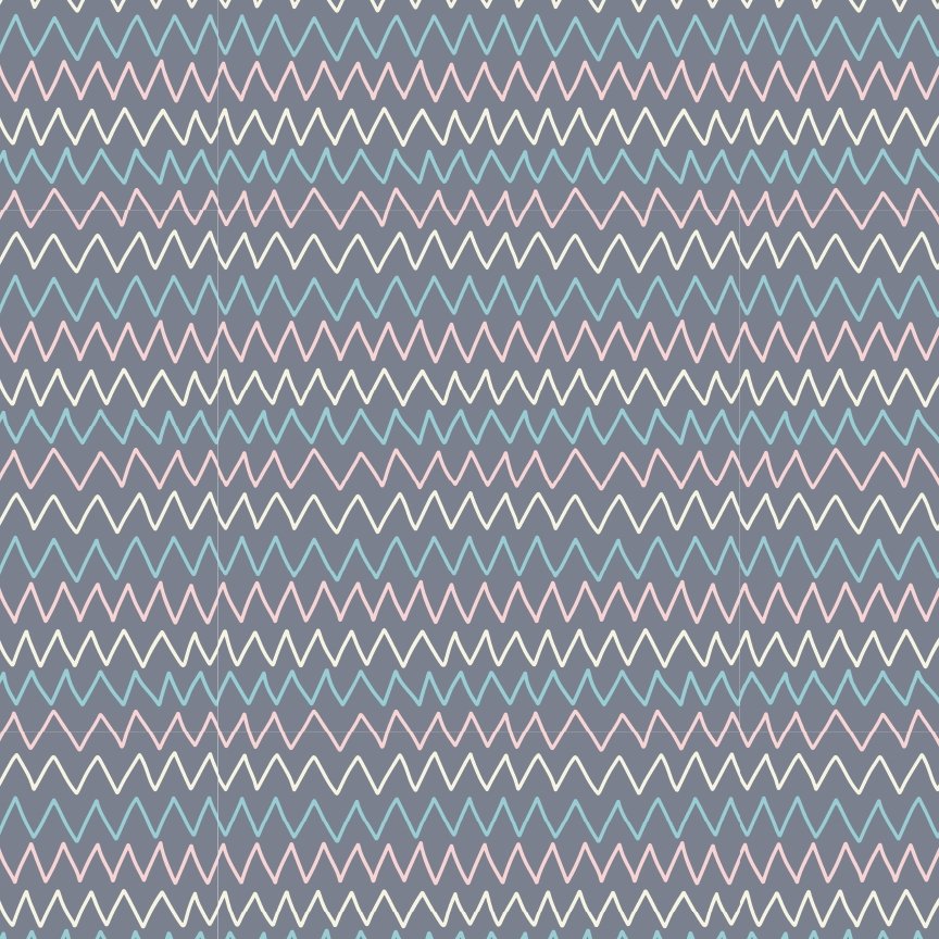 Chevron Doodles Pattern Acrylic Sheets - CMB Pattern Acrylic