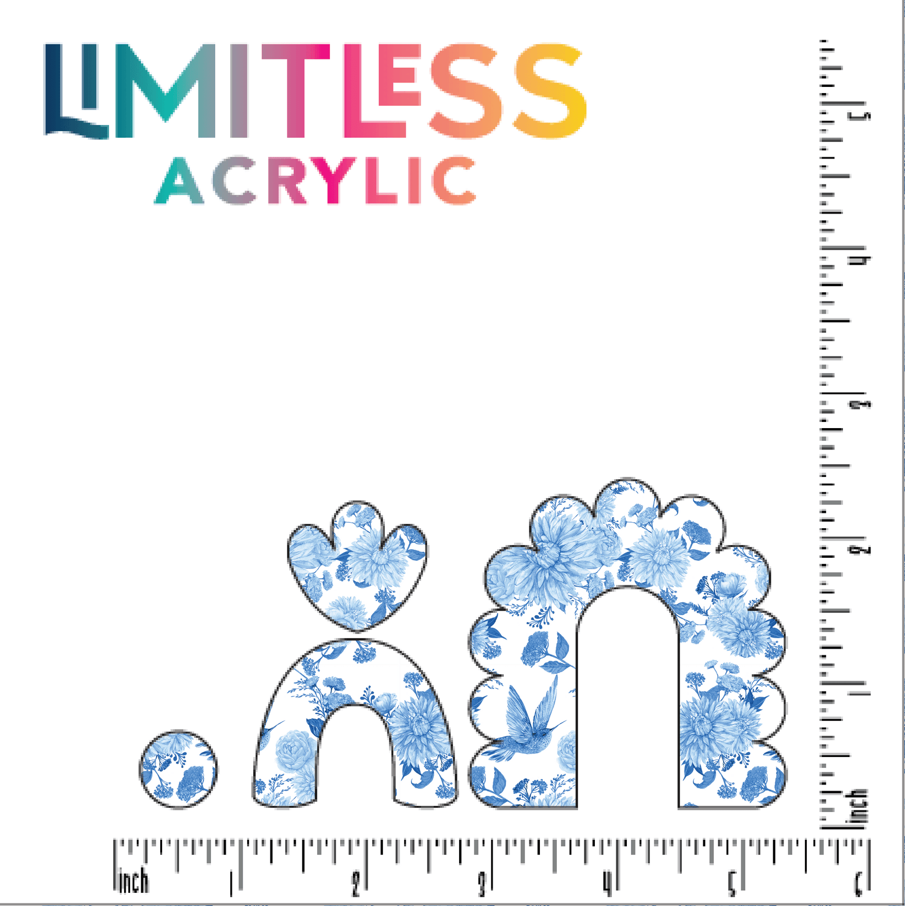 Chinoiserie Pattern Acrylic Sheet - CMB Pattern Acrylic