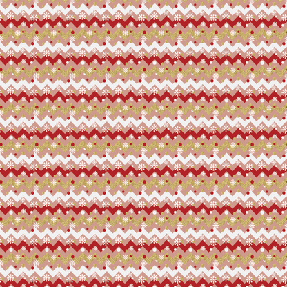 Christmas Chevron Snowflakes Pattern Acrylic Sheets - CMB Pattern Acrylic