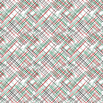 Christmas Crosshatch Pattern Acrylic Sheets - CMB Pattern Acrylic
