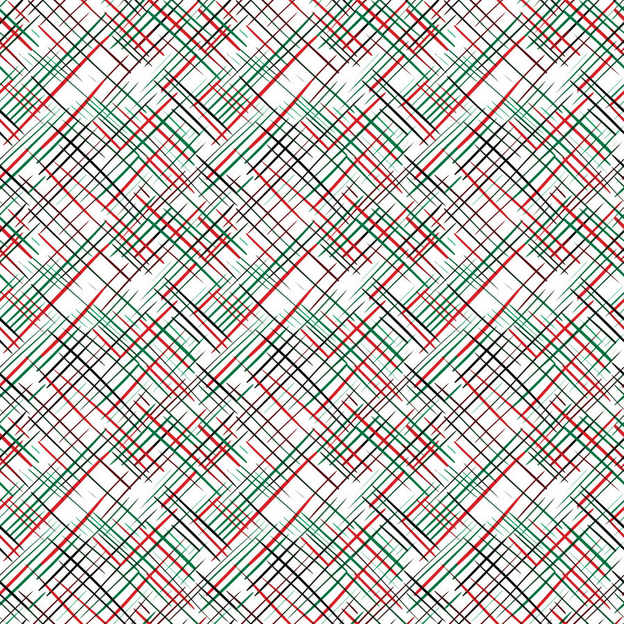 Christmas Crosshatch Pattern Acrylic Sheets - CMB Pattern Acrylic