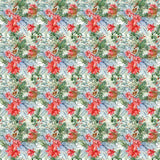 Christmas Floral Pattern Acrylic Sheets - CMB Pattern Acrylic