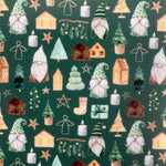 Christmas Gnomies in Green Pattern Acrylic Sheet - CMB Pattern Acrylic